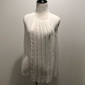 BB Dakota White Short Sleeve Blouse